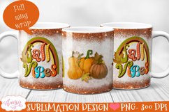 BUNDLE Fall Mug wraps PNG for sublimation 11oz and 15oz Product Image 13