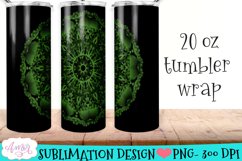 Mandala Tumbler Wraps for Sublimation BUNDLE | 12 PNG Product Image 4