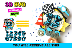 Shaker cake topper SVG Motorcycle Product Image 1