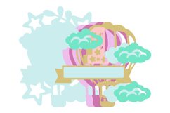 Hot Air Balloon Topper 3D SVG Product Image 3