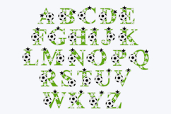 Alphabet 3D SVG Soccer Product Image 2
