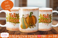 BUNDLE Fall Mug wraps PNG for sublimation 11oz and 15oz Product Image 15