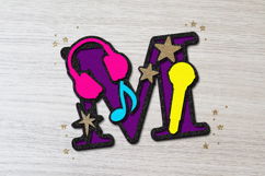 Alphabet 3D SVG Musical Product Image 4