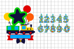 circus train Topper 3D SVG Product Image 3