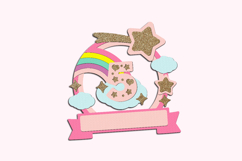 Rainbow Shaker Cake Topper SVG Product Image 4