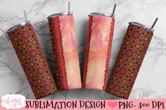 Mandala Tumbler Wrap for Sublimation | Customizable tumbler Product Image 2