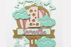 Hot Air Balloon Topper 3D SVG Product Image 4