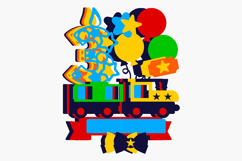 circus train Topper 3D SVG Product Image 4