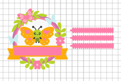 Cute Butterfly Cake Topper 3D SVG Product Image 2