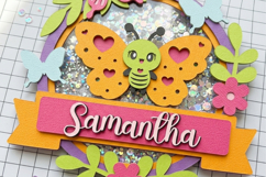 Cute Butterfly Cake Topper 3D SVG Product Image 4