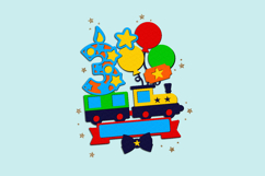 circus train Topper 3D SVG Product Image 5