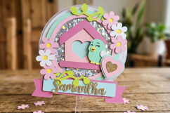 Birdhouse Cake Topper 3D SVG Product Image 4