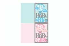 New born baby girl and boy card Product Image 2