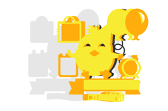 Birth Stats announcement signs 3D SVG Product Image 3