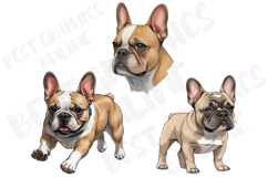 French Bulldog Clipart, Frenchie clipart Image Product Image 3