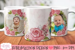 Add your own photos mug wrap PNG for sublimation 11oz 15oz Product Image 2