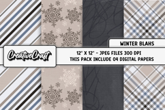 Christmas Digital Papers, scrapbooking backgrounds designs Product Image 1