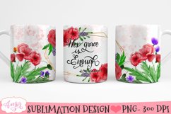 Bible quote Mug Wrap for sublimation | Christian mug PNG Product Image 2
