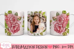 Add your own photo mug template PNG for sublimation Product Image 2