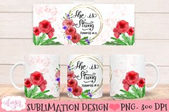 Christian Quote Mug Wrap for sublimation for 11oz and 15oz Product Image 2