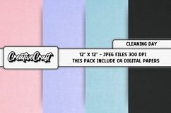 Cleaning Day Digital Papers, scrapbook backgrounds designs Product Image 1