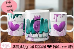 Mom mug wrap PNG| Mother's day sublimation design Product Image 1
