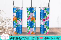 Floral spring tumbler wraps PNG for sublimation BUNDLE Product Image 4