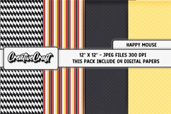 Happy Mouse Digital Papers, scrapbooking backgrounds designs Product Image 1