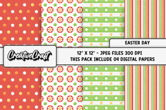 Easter Day Digital Papers, scrapbooking backgrounds designs Product Image 1
