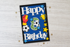 Happy Birthday Card Soccer Product Image 4