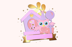 Owl Cake Topper 3D SVG Product Image 4