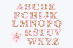 Alphabet 3D SVG Flowers Product Image 2