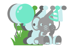 Elephant baby 3D SVG Product Image 3