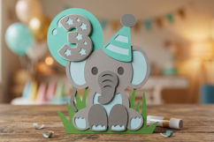 Elephant baby 3D SVG Product Image 4