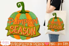 Pumpkin season PNG for Sublimation |Teal pumpkin PNG Product Image 1