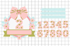 Coquette Cake topper 3D SVG Product Image 2