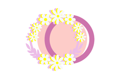 Daisies cake topper 3D SVG Product Image 3