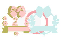 Coquette Cake topper 3D SVG Product Image 3