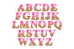 Alphabet 3D SVG Ice Cream Product Image 2