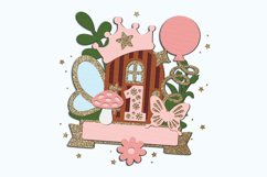 Fairy Door Cake Topper 3D SVG Product Image 4