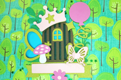 Fairy Door Cake Topper 3D SVG Product Image 5