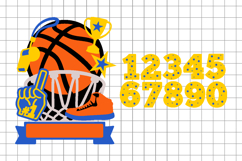 Basketball Cake Topper 3D SVG Product Image 2