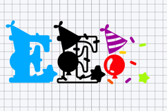 Alphabet 3D SVG Birthday Product Image 3