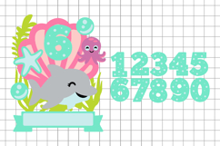 Dolphin cake topper 3D SVG Product Image 2