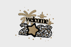 welcome 2026 Topper 3D SVG Product Image 4