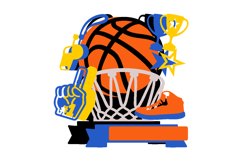 Basketball Cake Topper 3D SVG Product Image 3