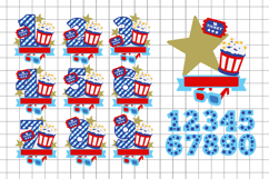Movie Night numbers 3D SVG Product Image 2