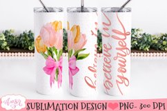 Believe in Yourself Tumbler Wrap for Sublimation Product Image 3