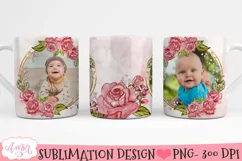 Add your own photos mug wrap PNG for sublimation 11oz 15oz Product Image 3