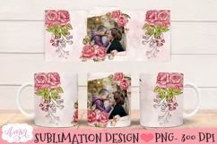 Add your own photo mug template PNG for sublimation Product Image 3